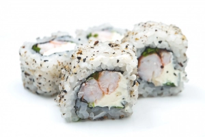 Imagem Uramaki Camarão (camarão e cream cheese)